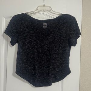 WOMENS MÉDIUM GREY ATHLETIC TOP